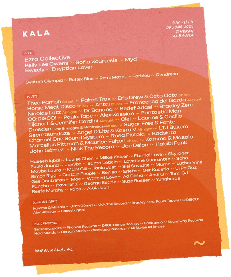 KALA Festival Albania Lineup 2024